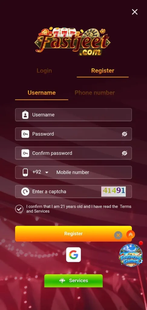 FastJeet Game APK Download Best Earning App For Android 3 FastJeet Game Registration