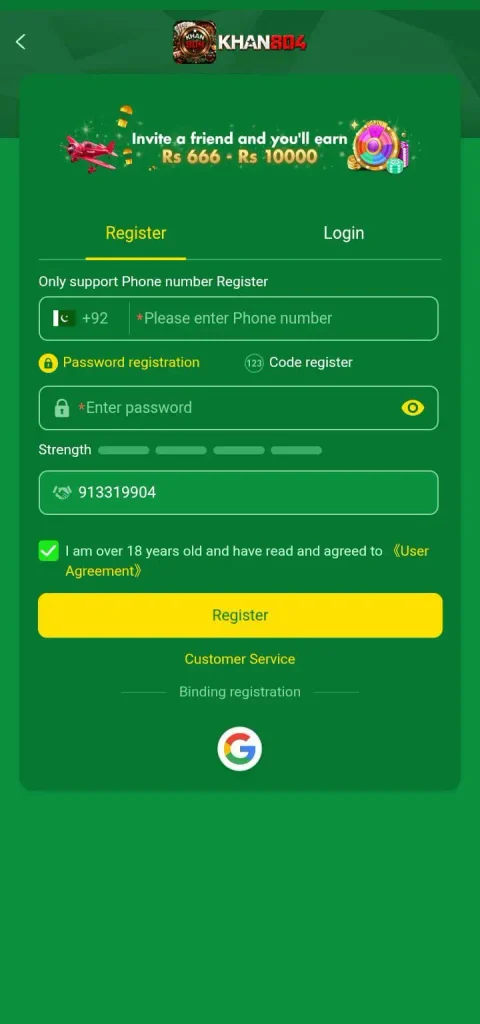 KHAN804 Game APK Download Best Earning App For Android 3 KHAN804 Game Register