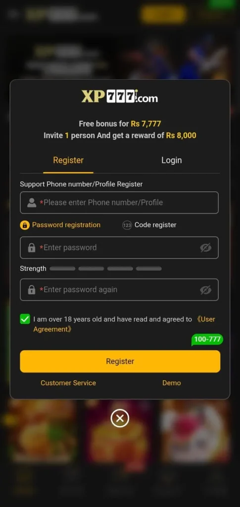 XP777 Game Download APK Latest Version Free For Android 4 XP777 Game Registration