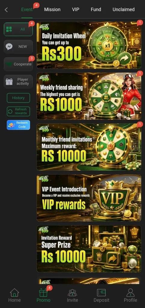 JEETO999 Game APK Download Real Money App in Pakistan 2026 4 JEETO999 Game Bonus