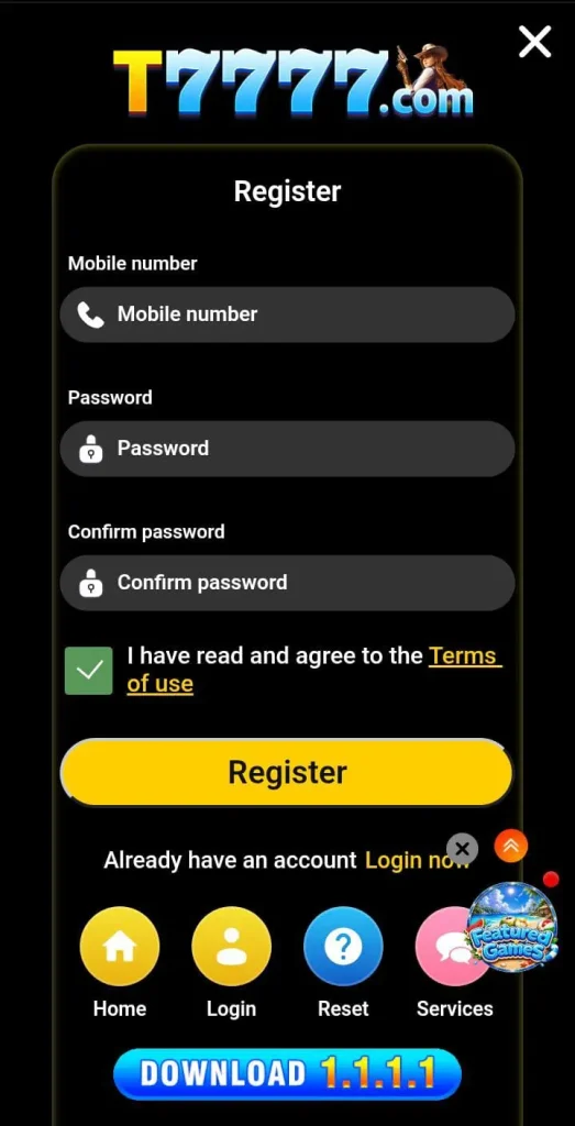 T7777 Game APK Download New Earning App Free for Android 2026 3 T7777 Game Register