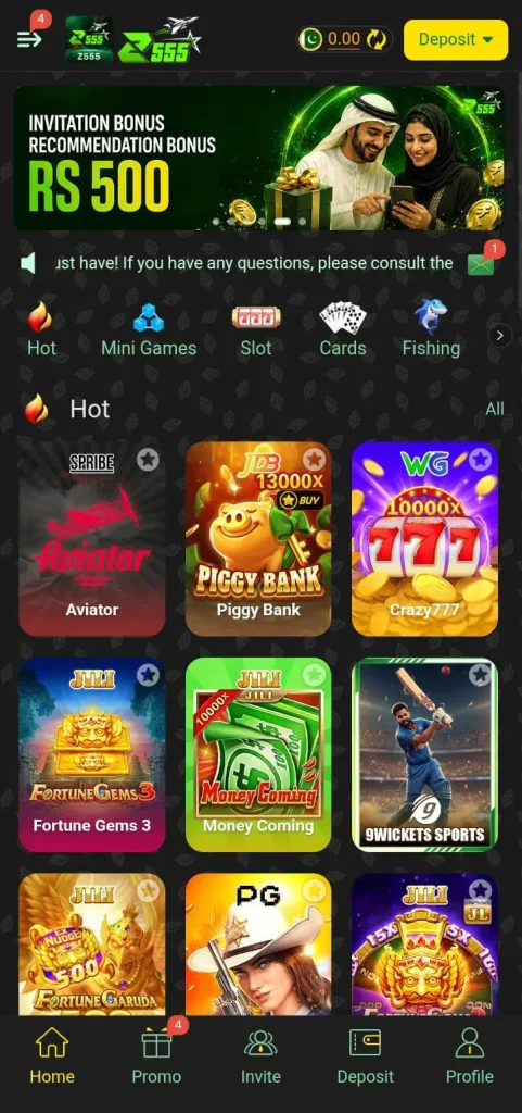Z555 Game Download APK Latest Version For Android & iOS app 2 Z555 Game Home