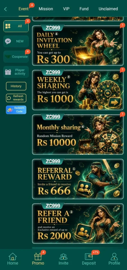 ZC999 Game APK Download Real Money App in Pakistan 2026 3 ZC999 Game Bonus
