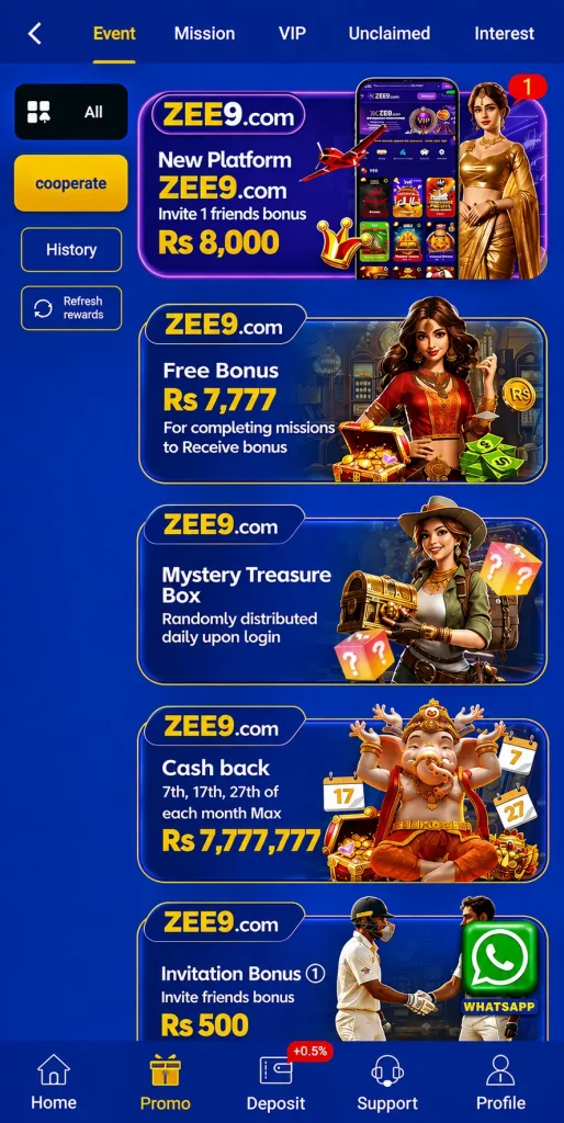 ZEE9 Game APK Download Best Earning App For Android 3 ZEE9 Game Bonus